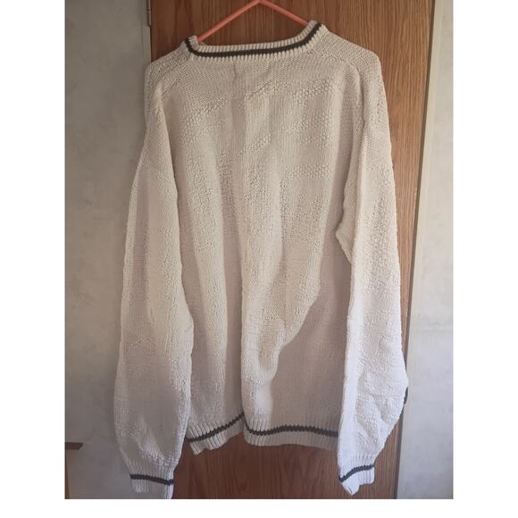 Vntg USA-Made Shenandoah XLT Deer Landscape Sweater 100% Cotton Heritage Lodge - Picture 6 of 13